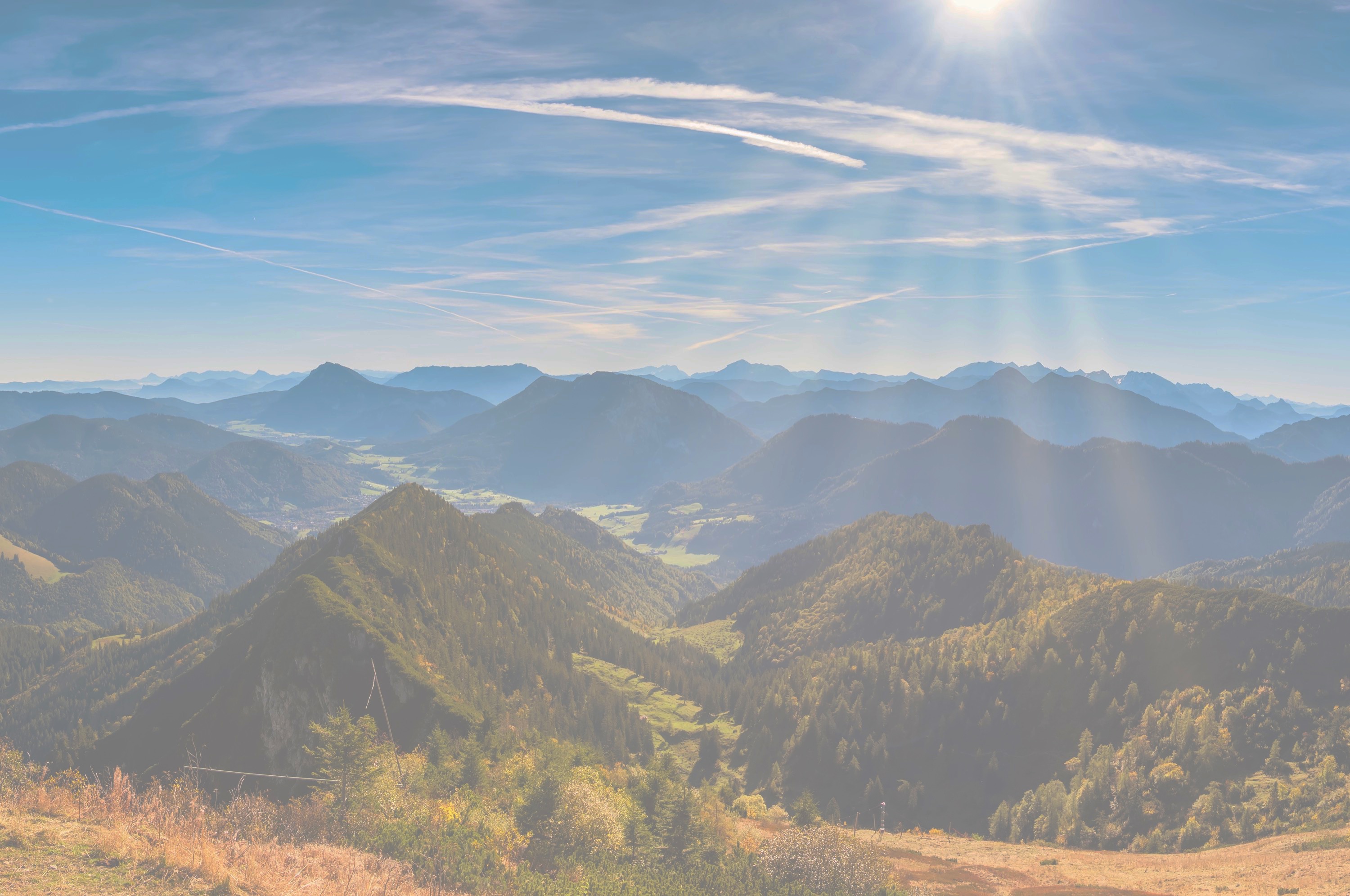 Lage der Unterkünfte im Chiemgau